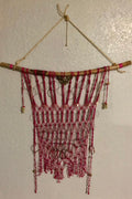 "Bangles and Beads" - Fiber Arts Macramé Wall Hanging