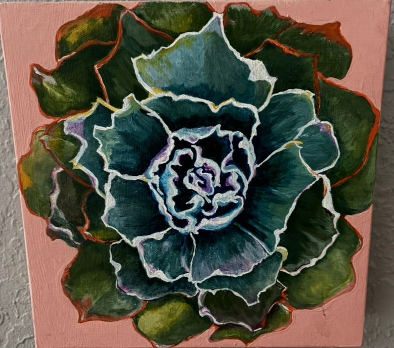 Succulent Series: Complete Set of 6 Original Paintings